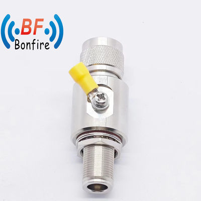 RF 698-3800MHz Coax Surge Protector N Female Bulkhead to N-F Lightning Arrester Arrestor