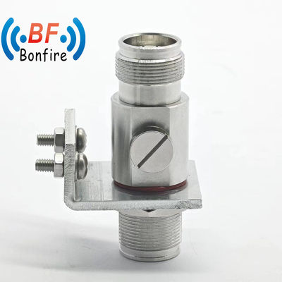 Secure N Male to RP-SMA Male RF Lightning Surge Protector for Dual Plug Cable Connector