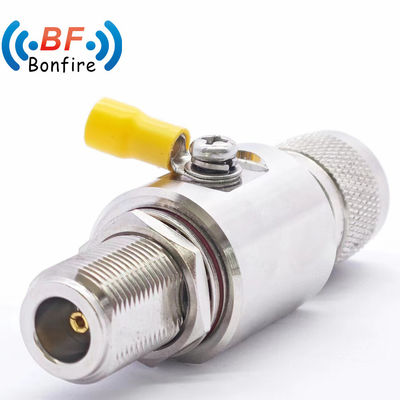 RF Arrester Protector UHF Jack So239 Female Bulkhead to UHF Male Pl259 Plug Coaxial