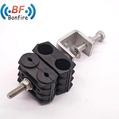 0.410kg Miniature Telecom Tower Ss 304 Feeder Cable Clamp for and Durable Performanc