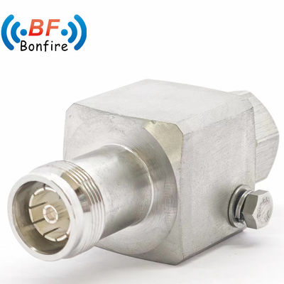 Customized Grey RF 698-3800MHz Surge Arrester N SMA Coaxial Connector Lightning Protector