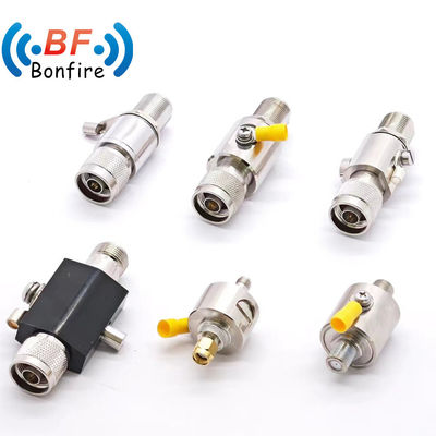 Package Gross Weight 0.220kg N-M to N-F/N-F to 4.3-10-F/4.3-10-M to 4.3-10-F RF Surge Protector