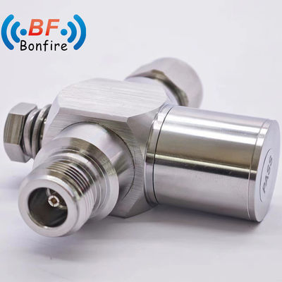 BLQ-6g RF Lightning Surge Protector Feed Lightning Arrestor Gas Tube RF Arrester N Male to N Male Plug Dual Male Female Cable Surge Arrester