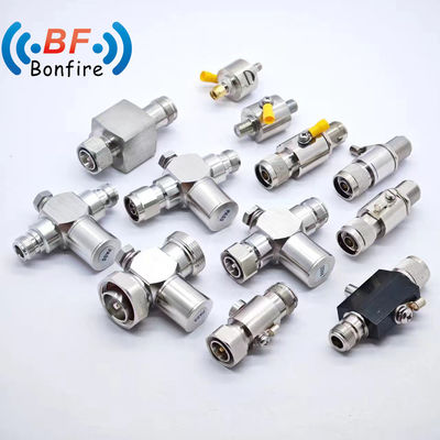 BLQ-XXXXX RF 698-3800MHz Female Jack Coaxial Lightning Arrester N-M to N-F Interface