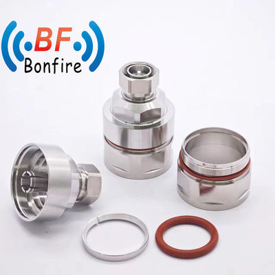 7/8&quot;Felxible Coaxial Cable 4.3-10 Male RF Connector with Low Insertion Loss of 0.1 dB