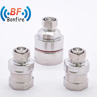 Low Pim -150dbc DIN Female to 4310 Male Straight RF Connector Adapter Insertion Loss dB 0.1