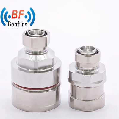 Low Pim -150dbc DIN Female to 4310 Male Straight RF Connector Adapter Insertion Loss dB 0.1