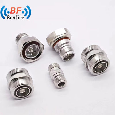 Mini DIN 4.3-10 Male RF Connector for Communications Durability More Than 500 Cycles