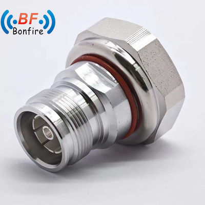 Low Pim RF Connector -160dbc DC-4GHz 4.3/10 Male to N Female RF Adaptor for Materials