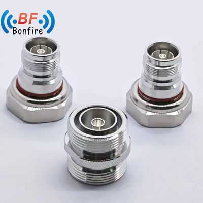 Low Pim RF Connector -160dbc DC-4GHz 4.3/10 Male to N Female RF Adaptor for Materials