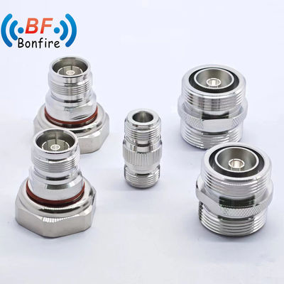 Low Pim RF Connector -160dbc DC-4GHz 4.3/10 Male to N Female RF Adaptor for Materials