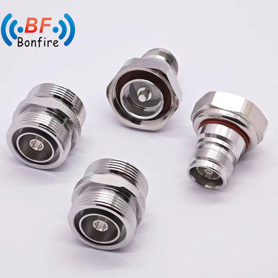 RF Connector with 7/16 Dinf to 4310f Straight Type -155dbc DC-4GHz Low Vswr RF Adapter Waterproof Rate IP 67