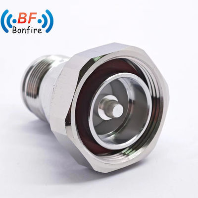 RF Connector with 7/16 Dinf to 4310f Straight Type -155dbc DC-4GHz Low Vswr RF Adapter Waterproof Rate IP 67