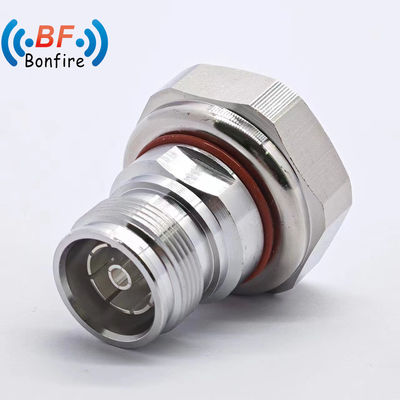 RF Connector with 7/16 Dinf to 4310f Straight Type -155dbc DC-4GHz Low Vswr RF Adapter Waterproof Rate IP 67