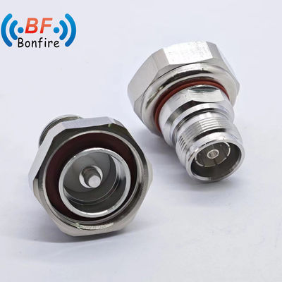 RF Connector with 7/16 Dinf to 4310f Straight Type -155dbc DC-4GHz Low Vswr RF Adapter Waterproof Rate IP 67