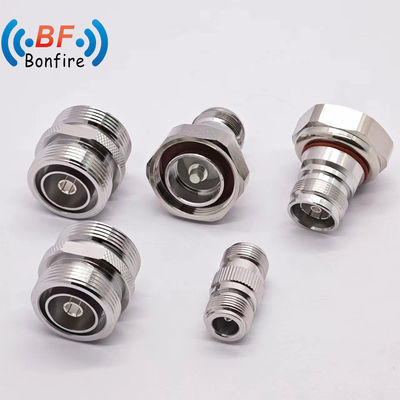 RF Adapter -155dbc DC-4GHz Low Vswr with Waterproof Rate IP 67 N-M to N-M Straight Type