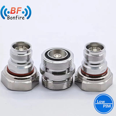 Waterproof RF Connector DC-4GHz -155dbc N Female to 4.3-10 Male RF Adaptor IP 67