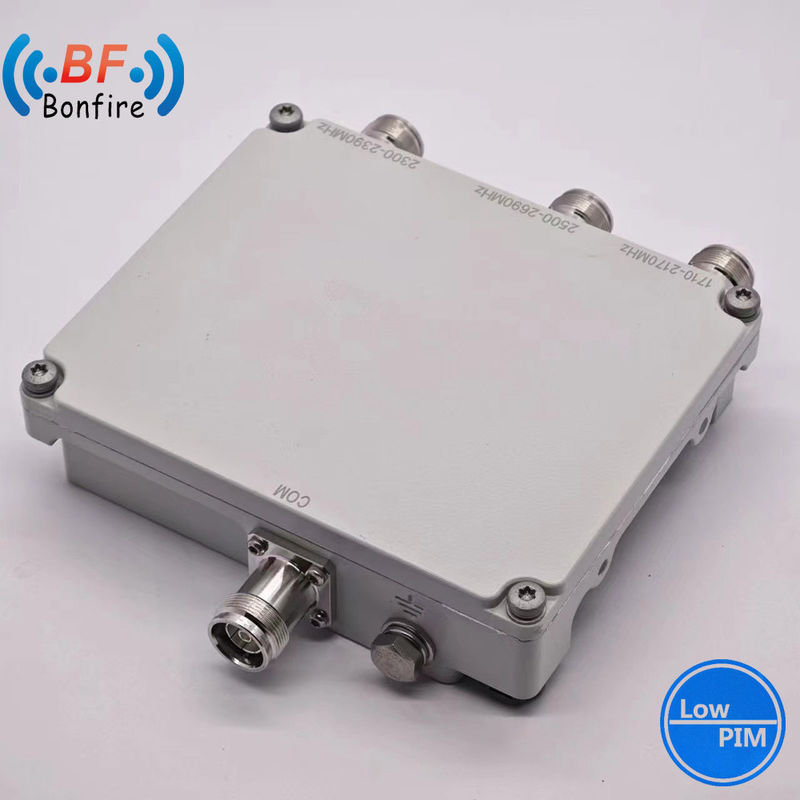 Triplexer RF Diplexer 1710-1880 1920-2170 2300-2400 2500-2700MHz Dual Combiner with DIN Female Connector