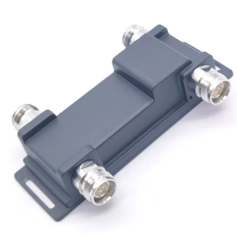 Grey DQ-0740-227701 Hybrid Combiner Hybrid Coupler 2 in 2 out 698-4000MHz 4.3-10 F Red