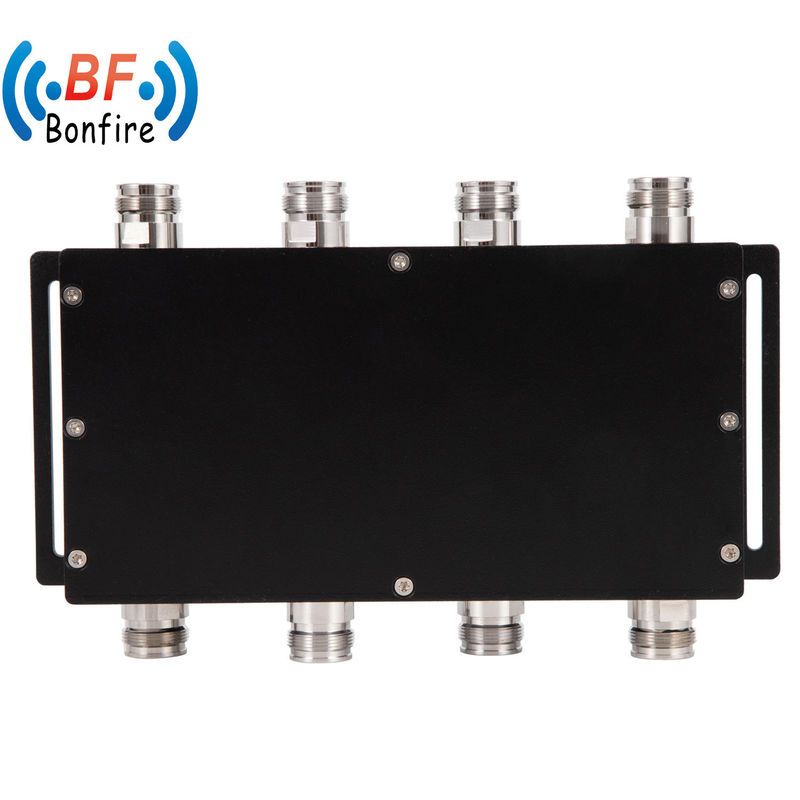 Hybrid Combiner 4 in 4 out 617-3800MHz 4.3-10 F Das Low Pim for Indoor/Outdoor IP65