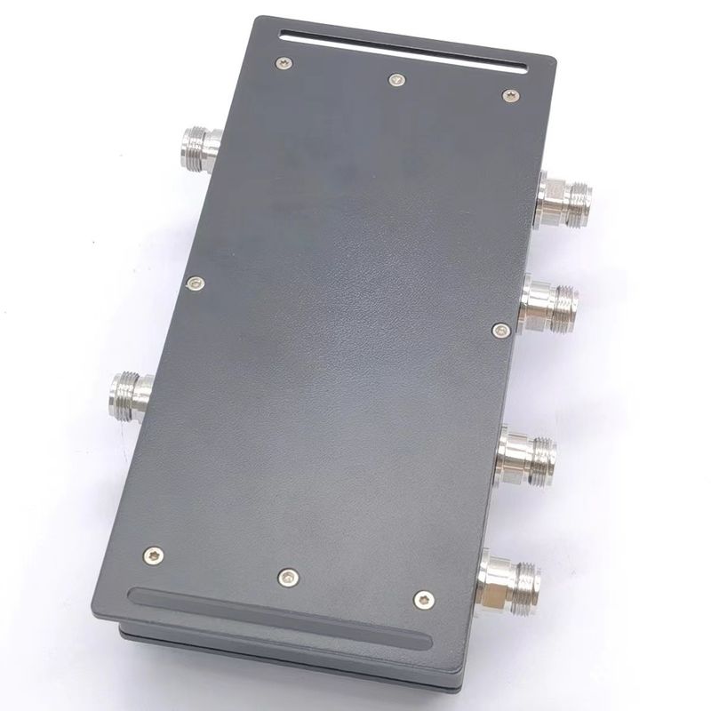 698-3800MHz 4X2 Hybrid Coupler N Type for in Building Red Package Gross Weight 2.800kg