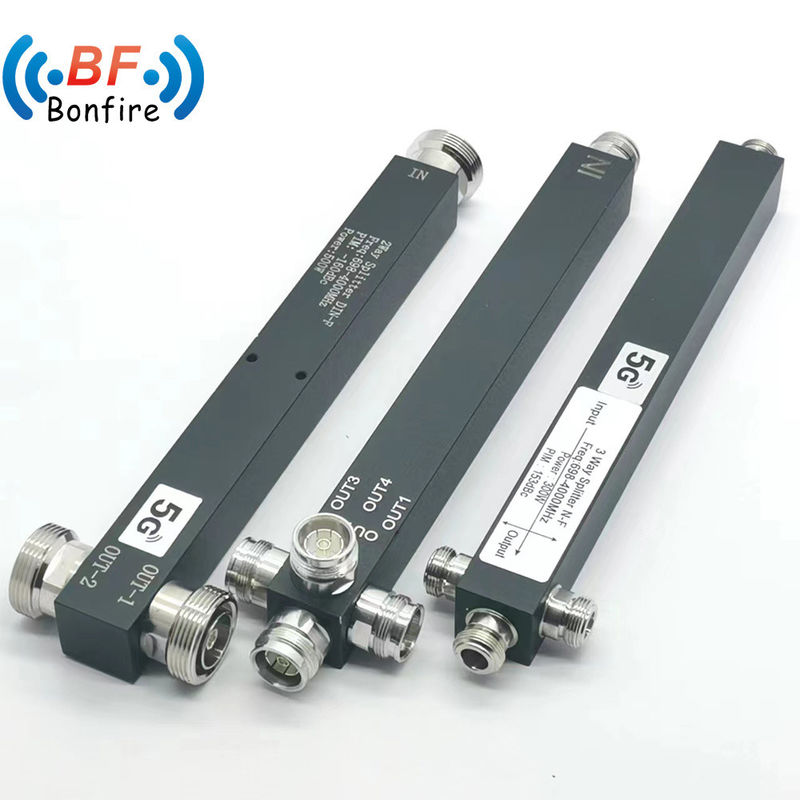 0.510kg Package Gross Weight 698-3800MHz 2 Way Power Splitter Divider N Female Type