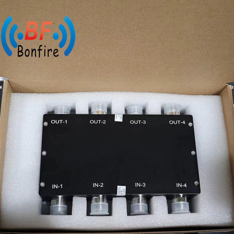 Grey/Red/Black/Customized Wideband 698-3800MHz 4.3-10 Female IP65 Hybrid Combiner