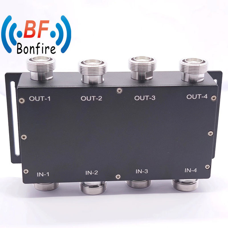 Customized Grey 698-3800MHz RF Low Pim 3dB Hybrid Coupler Combiner 4.3-10 Female Type