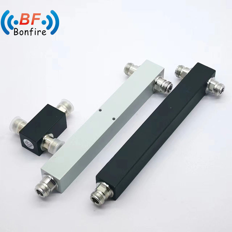 22.00cm * 7.00cm * 4.00cm 2 Way RF Power Splitter for Telecom Antenna Connection