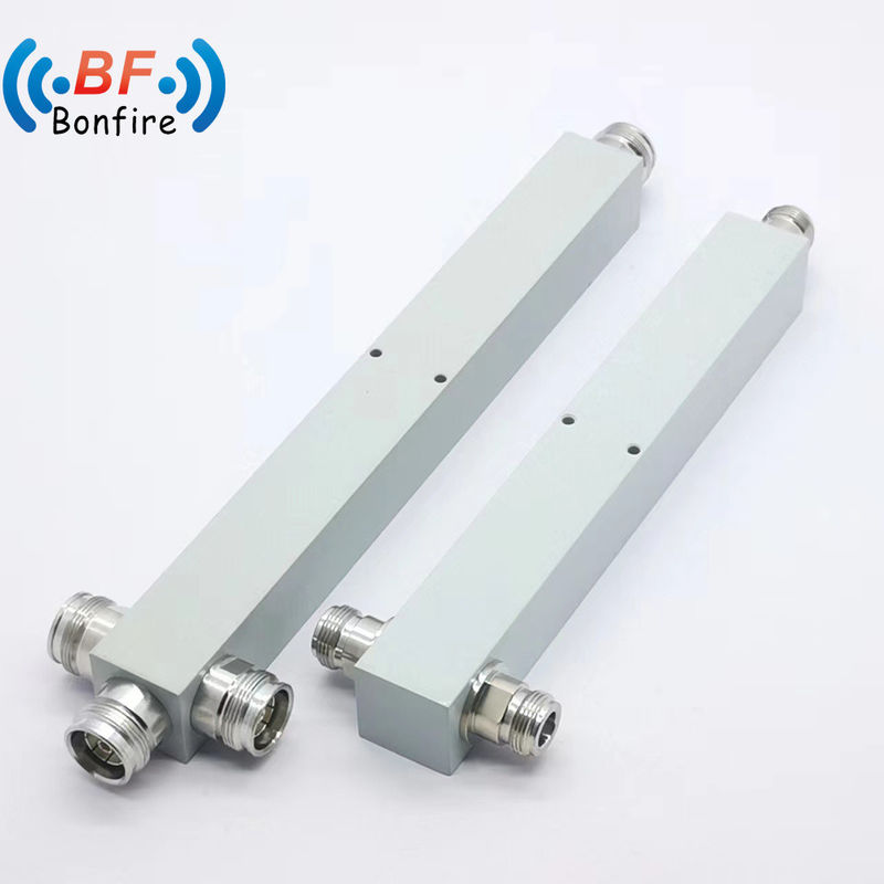 N-F/4.3-10-F/DIN-F Interface Power Splitter 698-3800MHz for Telecommunication Systems
