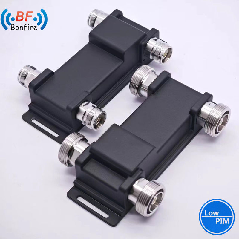 2X1 3dB 698-4000MHz Hybrid Coupler Hybrid Combiner DIN Female DQ-XXXXXX Grey/Red/Black