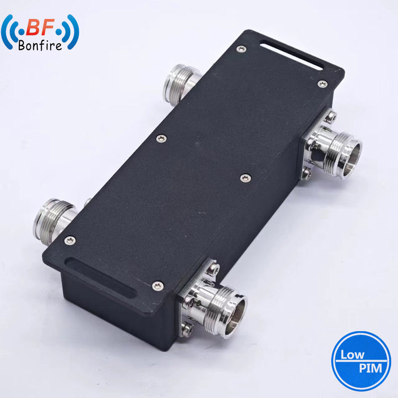 200W 4.3-10-F/DIN-F/N-F 2X2 698-4000MHz Hybrid Combiner with 2.000kg Package Gross Weight