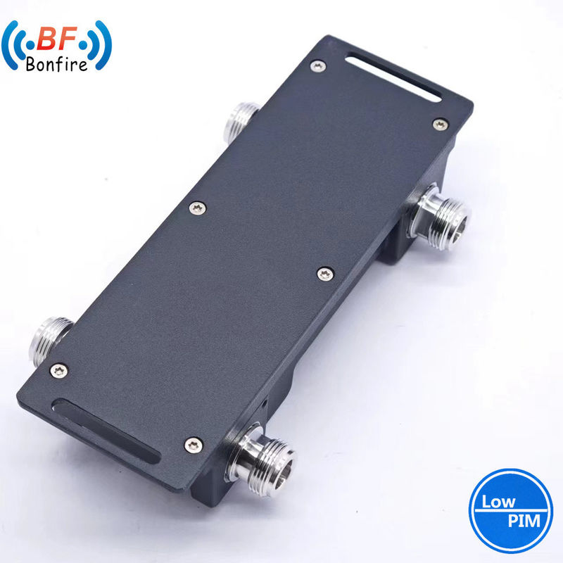 VHF Hybrid Coupler 698-4000MHz 2X2 3dB Hybrid Combiner for 4.3-10-F/DIN-F/N-F Interface