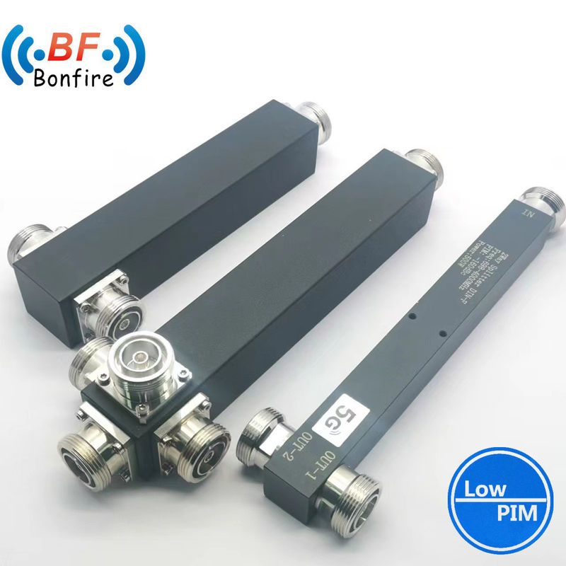 Low Pim Passive Component 698-3800MHz 3way Power Divider -160dbc 4310f Interface N-F