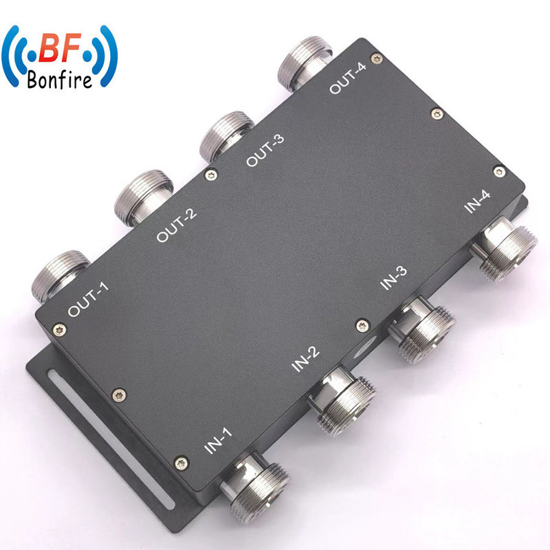 300W 155pim RF Hybrid Coupler Hybrid Combiner for Das Ibs 698-4000MHz 4 4 4in 4out
