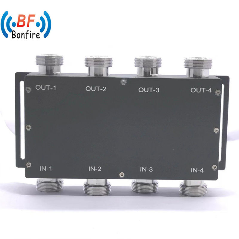 698-4000MHz 4X4 4 in 4 out 300W 155pim RF Hybrid Coupler Hybrid Combiner for Das Ibs