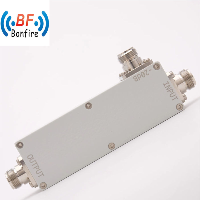 Indoor/Outdoor IP65 N Type RF Coupler Pulse Directional Coupler for Das 698-4000MHz