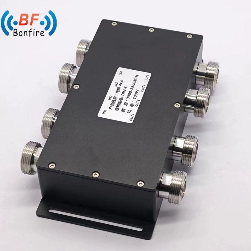 300W Low Pim -155dbc 2 in 2 out Hybrid Coupler Combiner for 4.3-10-F/DIN-F/N-F Interface