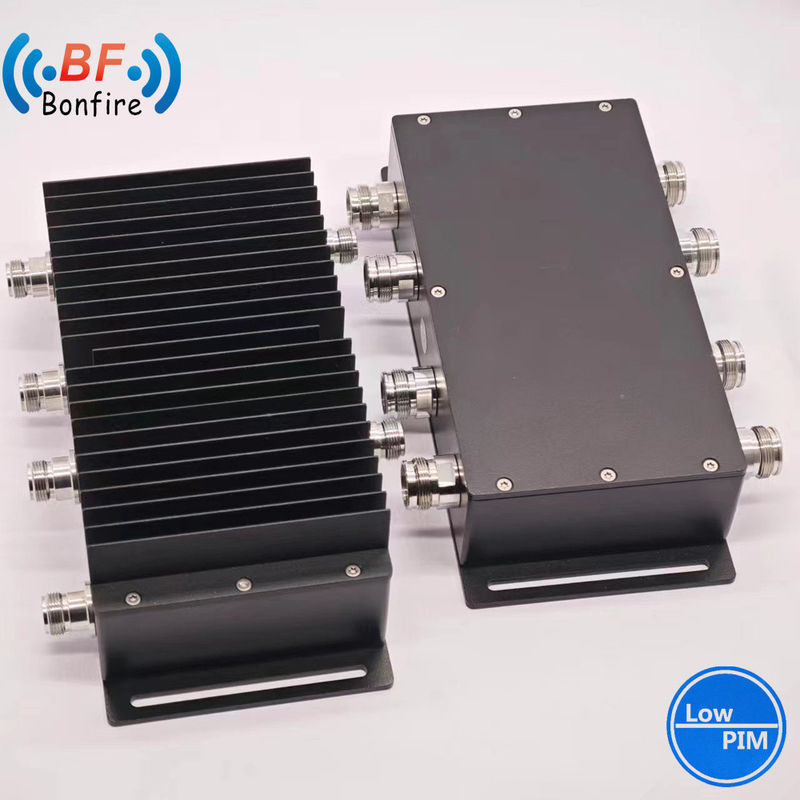 Low Pim -160dbc 4X4 617-3800MHz RF Hybrid Combiner for Customized Black DIN-F/4.3-10-F/N-F