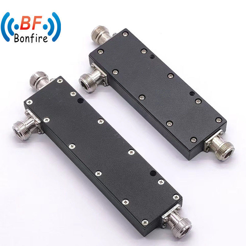 300W 0.3dB RF Low Insertion Loss Reactive Cavity Directional Coupler 698MHz-3800MHz 25dB Coupling Degree