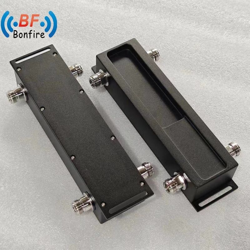 Low RF Hybrid Coupler 2X2 Hybrid Coupler with 4.3-10-F/DIN-F/N-F Interface 698-3800MHz