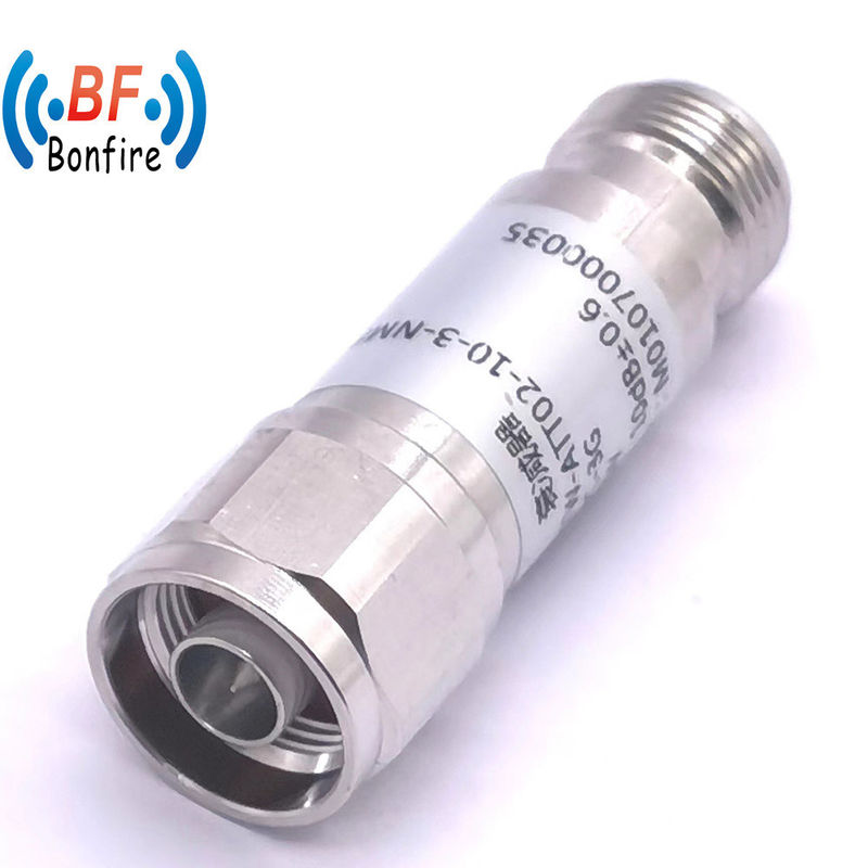 DC-3GHz 2W RF 3dB Coaxial Fixed Attenuator with N Male to Female Connector and Solution