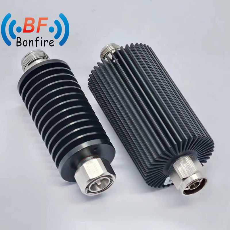 Indoor/Outdoor IP65 100W 3 6 10 15 20 25 30dB Low Pim RF Coaxial Attenuator DC-3800MHz