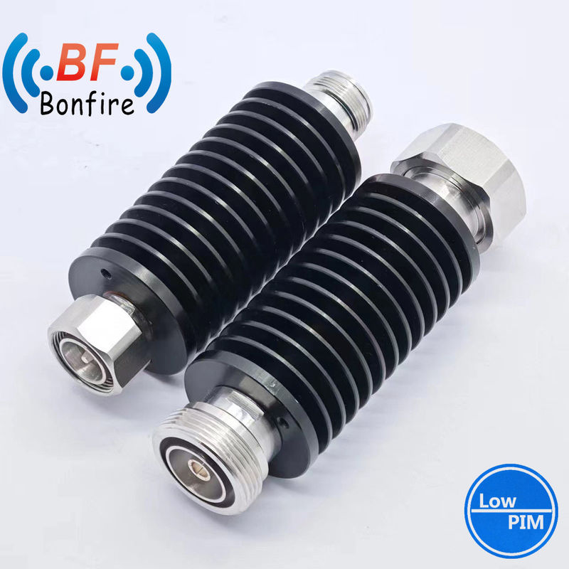 Grey 100W DC-3800MHz 3/6/10/15dB RF Fixed Attenuator with DIN-N/F Type Customized Color