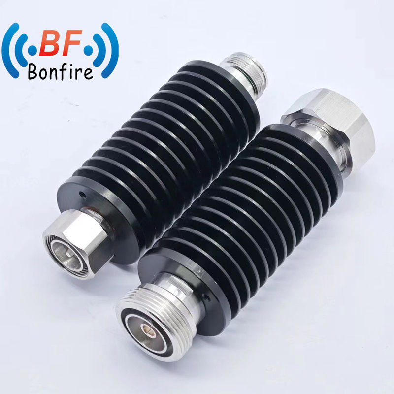 Grey DC-3800MHz RF Coaxial Attenuator 40dB N Type Male to Female 10W Low Pim Attenuator