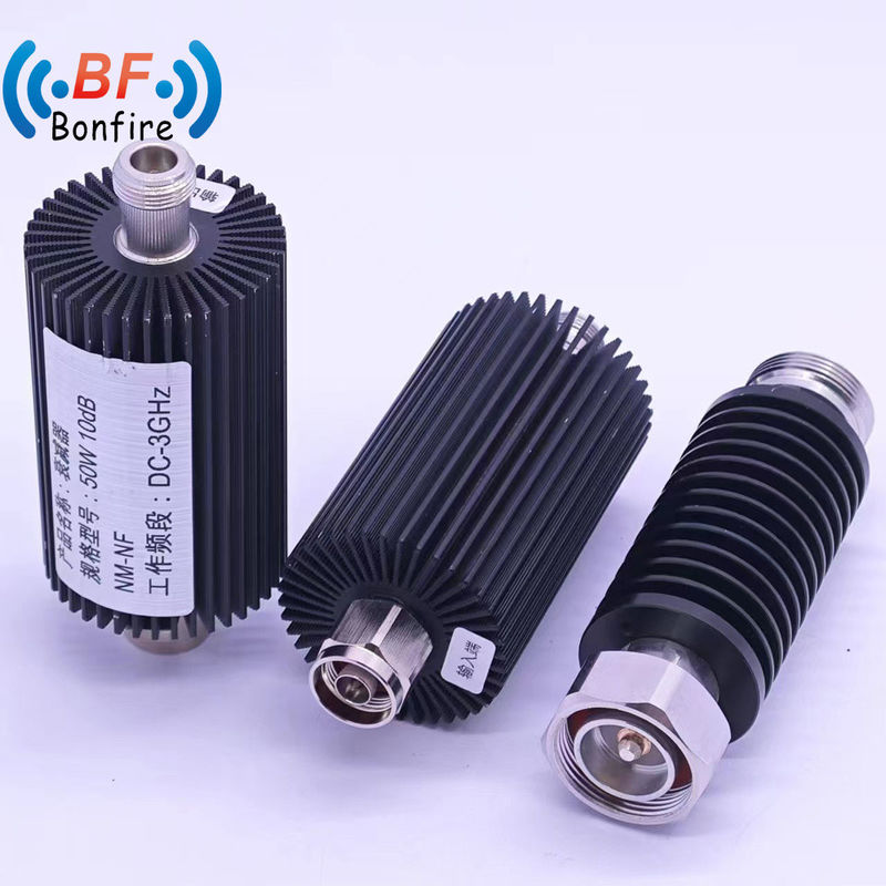 50W Low Vswr DC-3800MHz Adjustable Attenuator Variable RF Fixed Attenuator 10dB 20dB