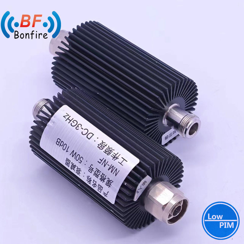 Grey 100W DC-3800MHz 3-40dB Adjustable Attenuator RF Coaxial Attenuator for Telecommunication System