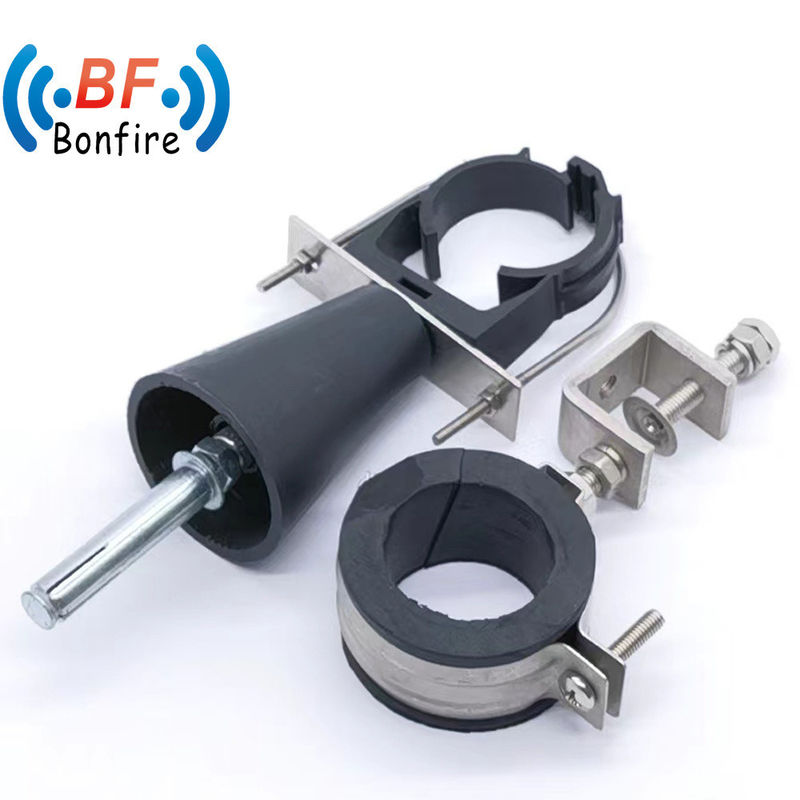 Single Hole Universal Power Cable Clamp and Fiber Clamp for Easy Fitting on Telecom Site