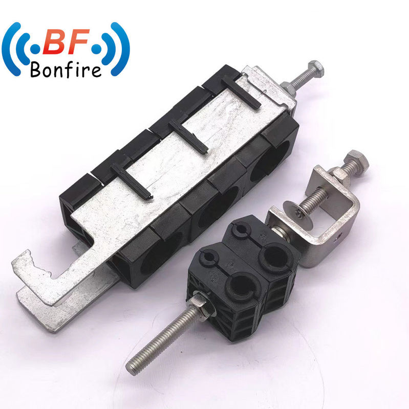 15.00cm * 6.00cm * 1.50cm Package 3 Way Feeder Clamp for 5mm Fiber and Power Cable