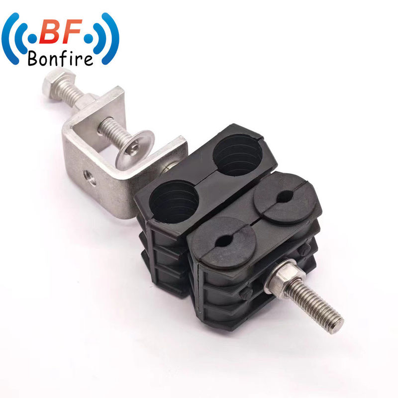 Customized 3* 4.5-5.5mm 3* 10-20mm Fiber Optical and Power Cable Clamp Easy Install Gross Weight 0.410kg